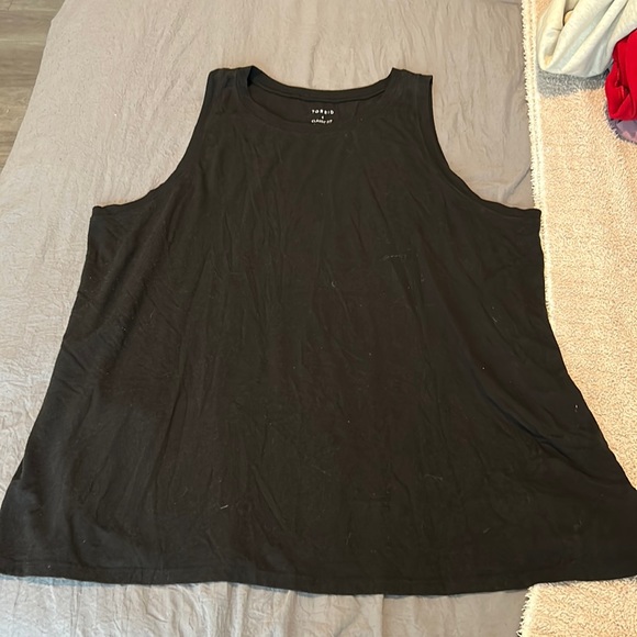 Black Torrid Tank Top Size 4 - Picture 1 of 2